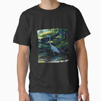 Anime Bird Cartoon Sticker T-shirt