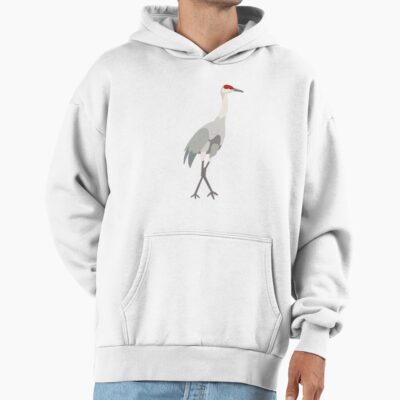 Sandhill Crane Drawing Hoodie