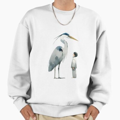 The Boy And The Heron Watercolour Sweatshirt