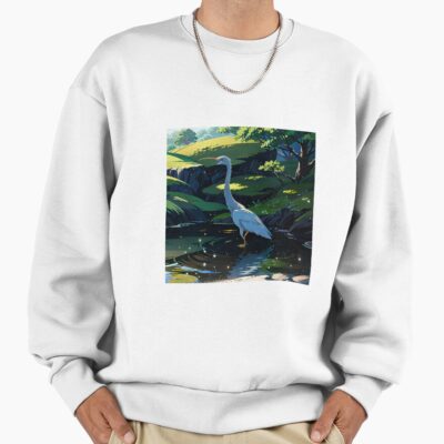 Anime Bird Cartoon Sticker Sweatshirt