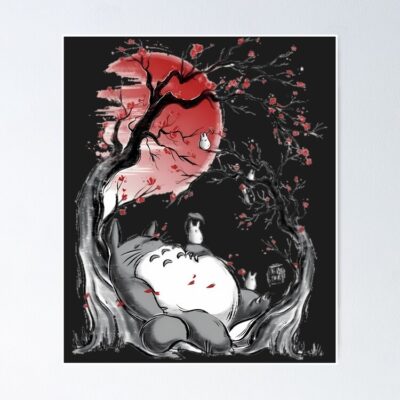 Totoro Vintage Aesthetic Poster