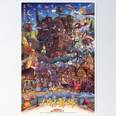 Wholesome Castle Ghibli Poster