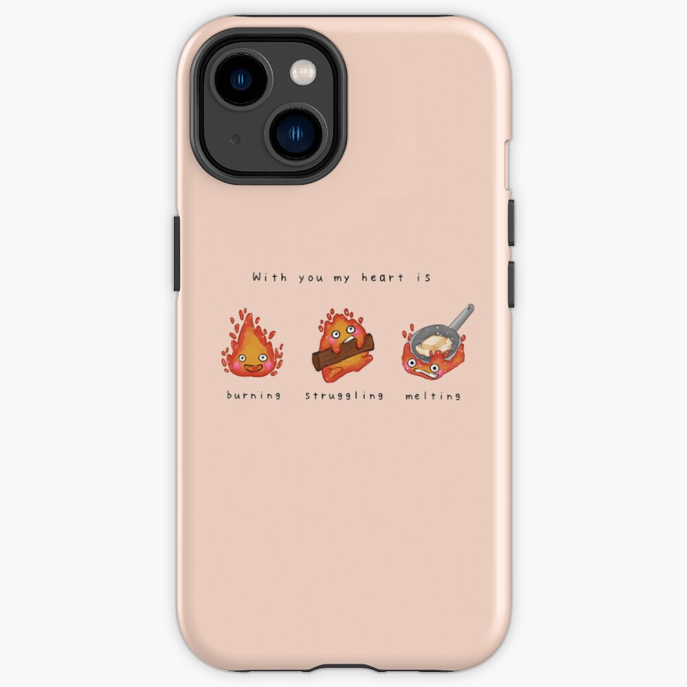 Calcifer Howl S Moving Castle Iphone Case