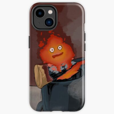 Calcifer Pattern Iphone Case