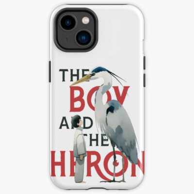 The Boy And The Heron Watercolour 2 Iphone Case