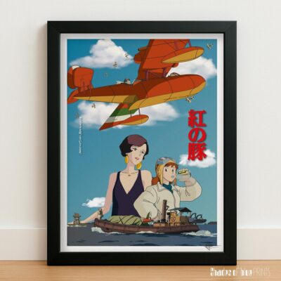 Porco Rosso Studio Ghibli Wall Art
