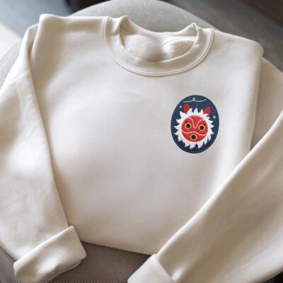 Vintage Princess Mononoke Embroidered Clothing