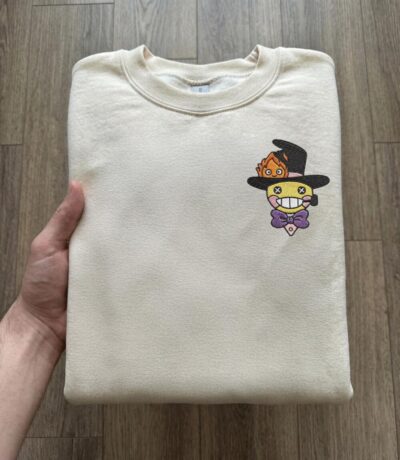 Turnip Head Howl Inspired Embroidered Clothing