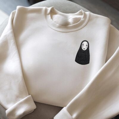 No Face Inspired Embroidered Clothing