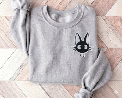 Alternative view of Kiki Cat Embroidered Clothing