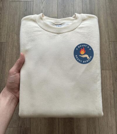 A Heart’s a Heavy Burden Embroidered Clothing