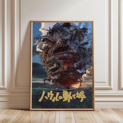 Howl’s Moving Castle by Studio Ghibli Movie Wall Art