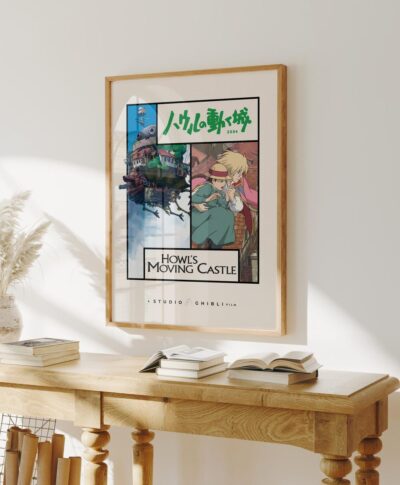 Howl Sophie Characters Anime Wall Art