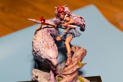 Princess Mononoke and Wolf Anime Figure