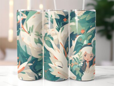 Spirited Away Ghibli Inspired Tumbler
