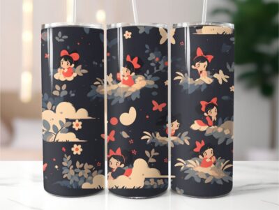 Ghibli Studio Kiki’s Delivery Service Inspired Tumbler