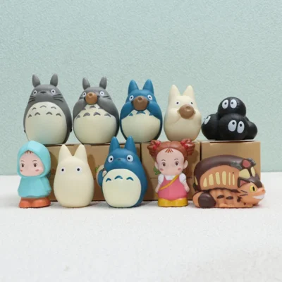 10PCs Anime Totoro Friends My Neighbor Figure