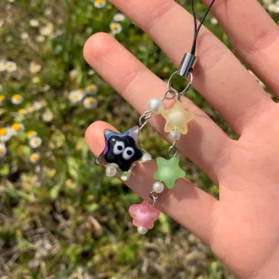 1PC Soot Spirit Y2K Jewelry Keychain