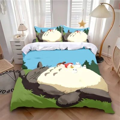 Sleeping Totoro Ghibli Bedding Set