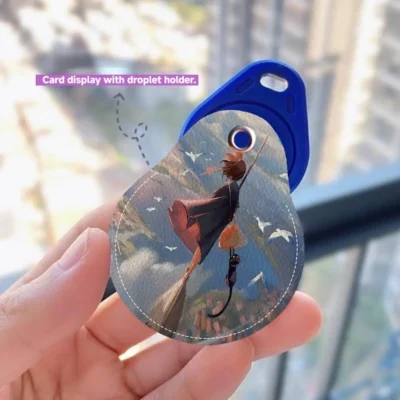 Anime Kiki Card Protective Sleeve Keychain