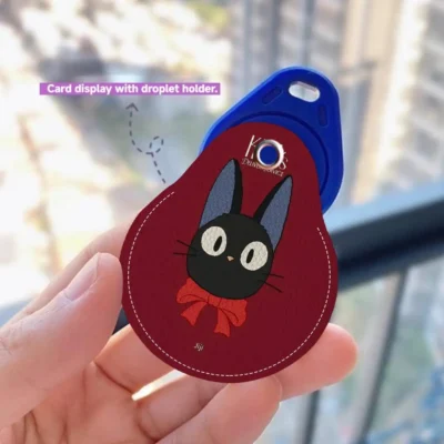 Anime Jiji Ghibli Card Protective Sleeve Keychain