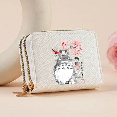 Totoro and Friend Short Zipper Wallet