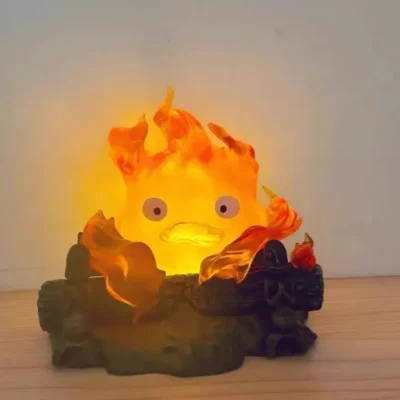 Alternative view of Light Calcifer Ghibli Anime  Action Figure