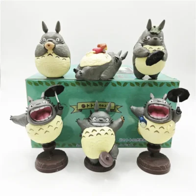 6pcs Totoro My Neighbor Totoro Anime Box Action Figure