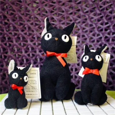 All Size Kiki Anime Black Cat Gigi Plush