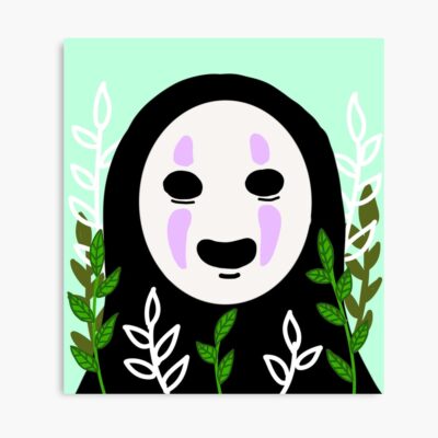 No Face Smile Flower Poster
