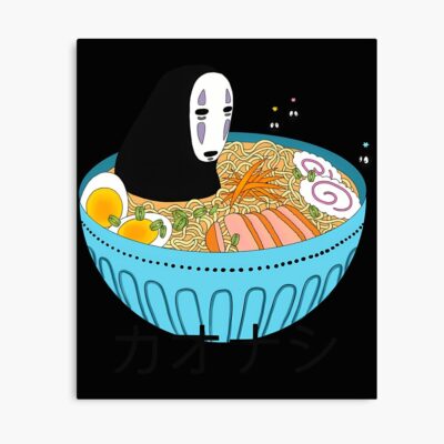 No Face In Ramen Spirited Away Poster