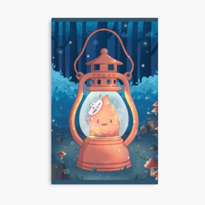 Calcifer Lamp Poster