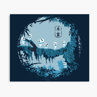 Kodama Studio Ghibli Poster