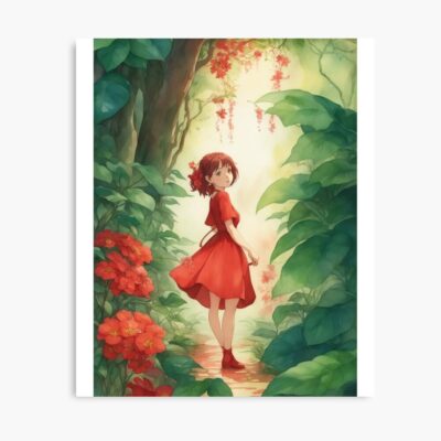 Arrietty Flower Red Poster