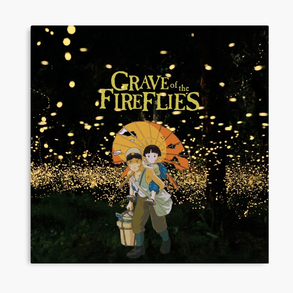 Grave Of The Firefliies With Umbrella Original Poster