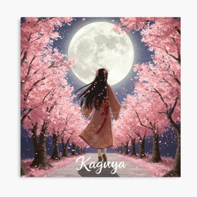 Princess Kaguya On A Cherry Blossom Path Poster