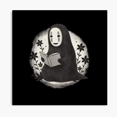 No Face Reading A Book Poster