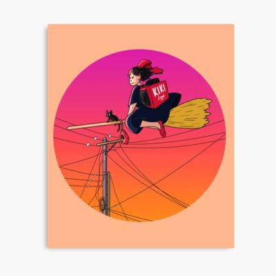 Kiki Sunset Delivery Studio Ghibli Fan Art Poster