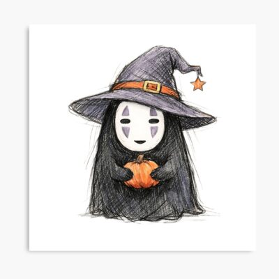 No Face Witch Hat Poster