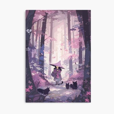 Princess Kaguya Mystical Forest Wanderer Enchanted Woodland Journey Poster