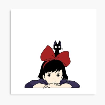 Kiki And Jiji Anime Girl Poster