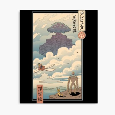 Sky Castle Ukiyo E Classic T Shirt Poster