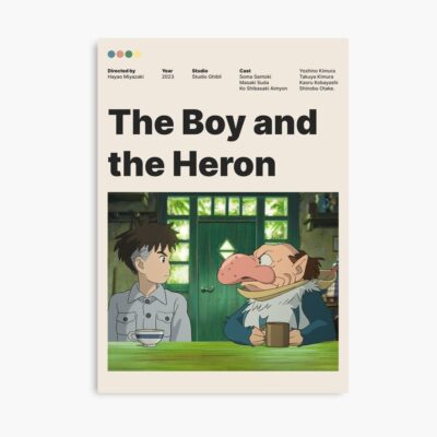 The Boy Heron Funny Anime Poster
