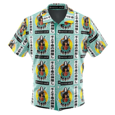 Chihiro Haku No Face Bou Fly Bird Spirited Away Hawaiian Shirt
