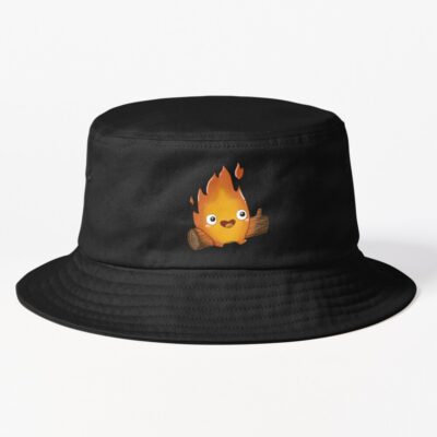 Illustrated Kawaii Calcifer Bucket Hat