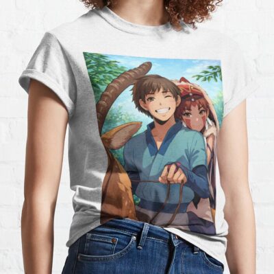 Princess Mononoke San And Prince Ashitaka Anime T-shirt