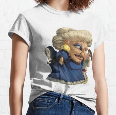 Spirited Away Yubaba No Face Chihiro T-shirt