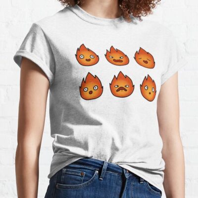 Alternative view of Calcifer From Howl S Moving Castle T-shirt