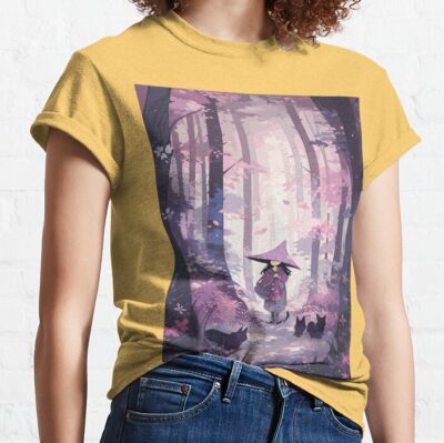 Princess Kaguya Mystical Forest Wanderer Enchanted Woodland Journey T-shirt