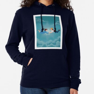 Castle In The Sky Sheeta And Pazu Falling Ghibli Hoodie